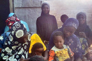 Survivors of the attack Survivors of the attack - Photo: Barnabas Fund www.barnabasfund.org