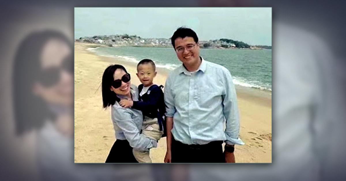 Pastor Yang Xibo’s family. Pastor Yang Xibo, his wife Yang Xibo, and their son. - Photo: ChinaAid
