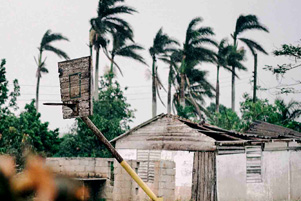 A hurricane in Cuba A hurricane in Cuba