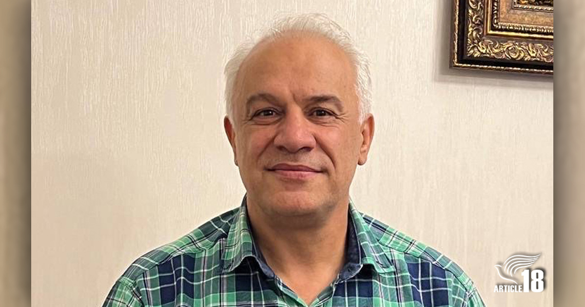 Joseph Shahbazian is smiling.