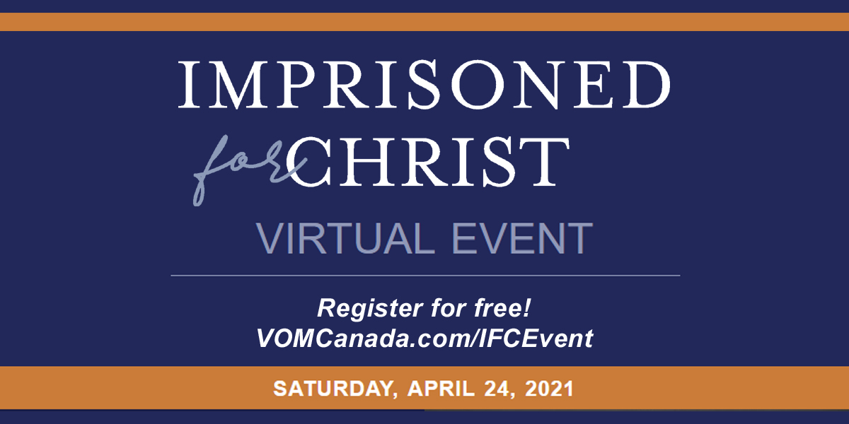 "Imprisoned for Christ" Virtual Event
